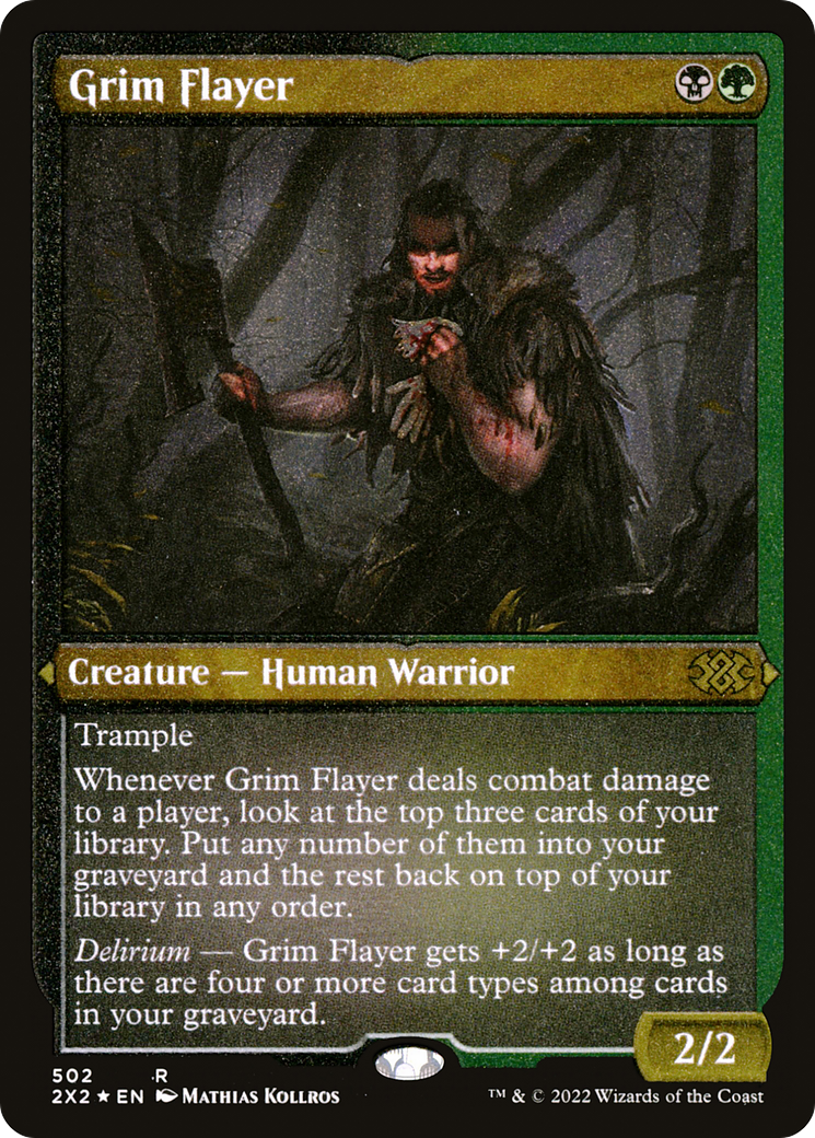 Grim Flayer (Foil Etched) [Double Masters 2022]-1