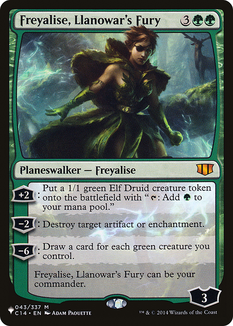 Freyalise, Llanowar's Fury [The List]-1