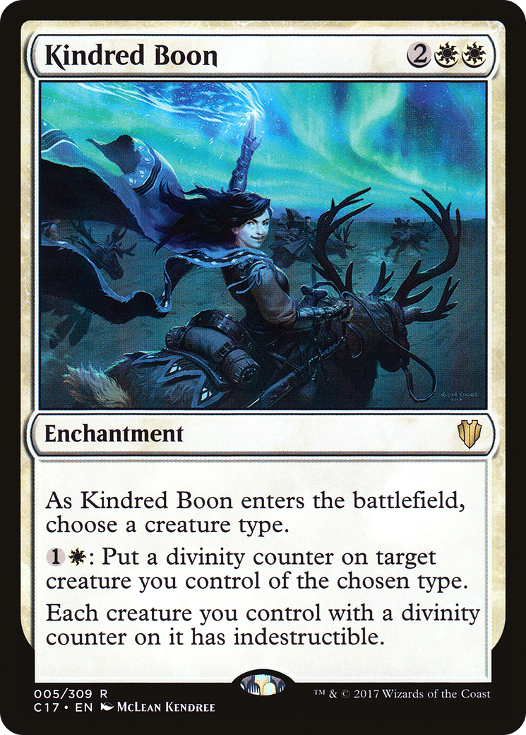 Kindred Boon [Commander 2017]-1