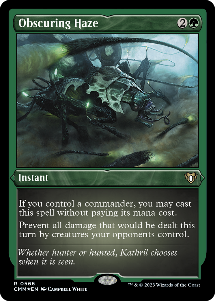 Obscuring Haze (CMM-566) - Commander Masters Etched Foil-1