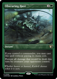 Obscuring Haze (CMM-566) - Commander Masters Etched Foil-1