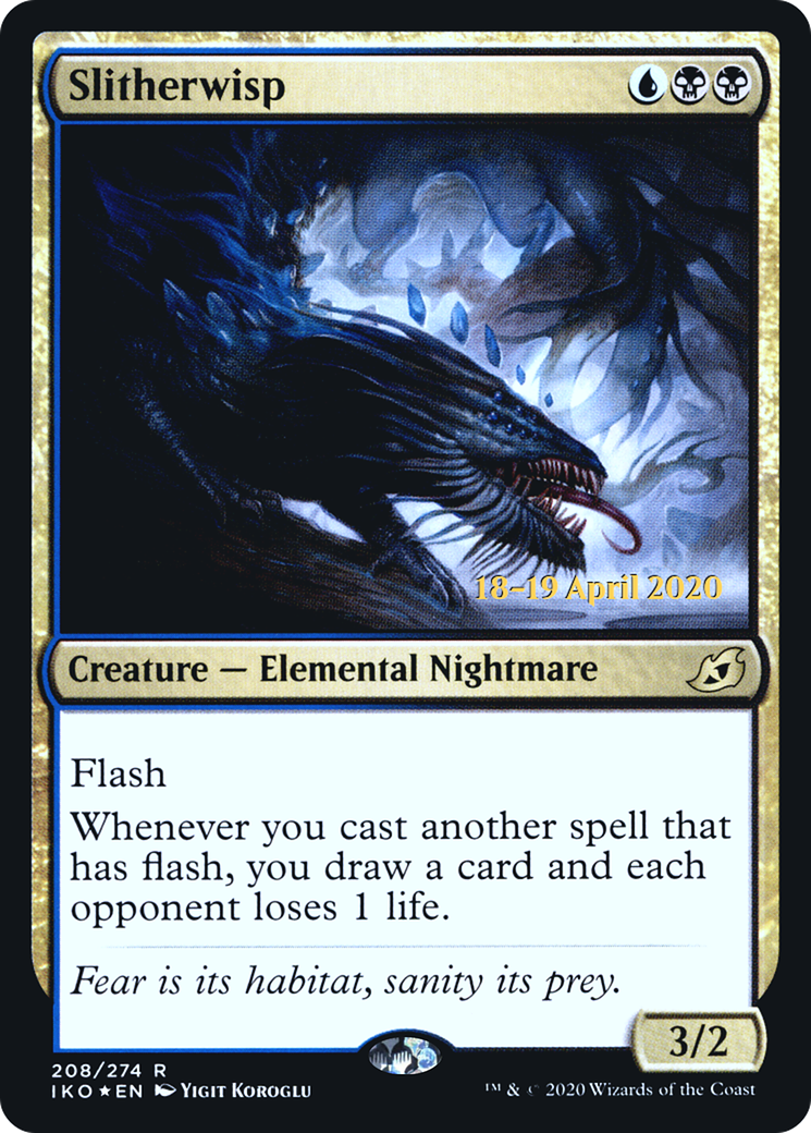Slitherwisp [Ikoria: Lair of Behemoths Prerelease Promos]-1