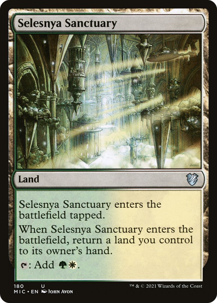 Selesnya Sanctuary [Innistrad: Midnight Hunt Commander]-1