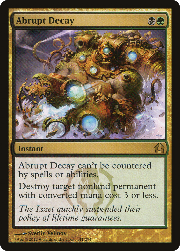 Abrupt Decay [Return to Ravnica]-1