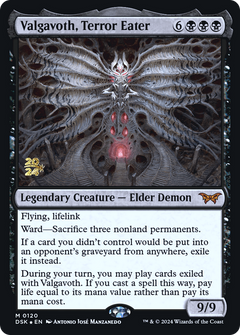 Valgavoth, Terror Eater (PRE-120) - Duskmourn: House of Horror Promos Foil-1
