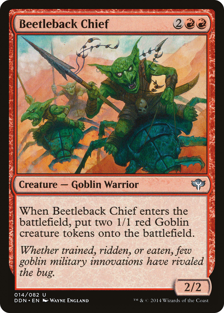Beetleback Chief [Duel Decks: Speed vs. Cunning]-1