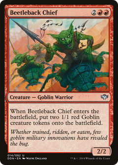 Beetleback Chief [Duel Decks: Speed vs. Cunning]-1