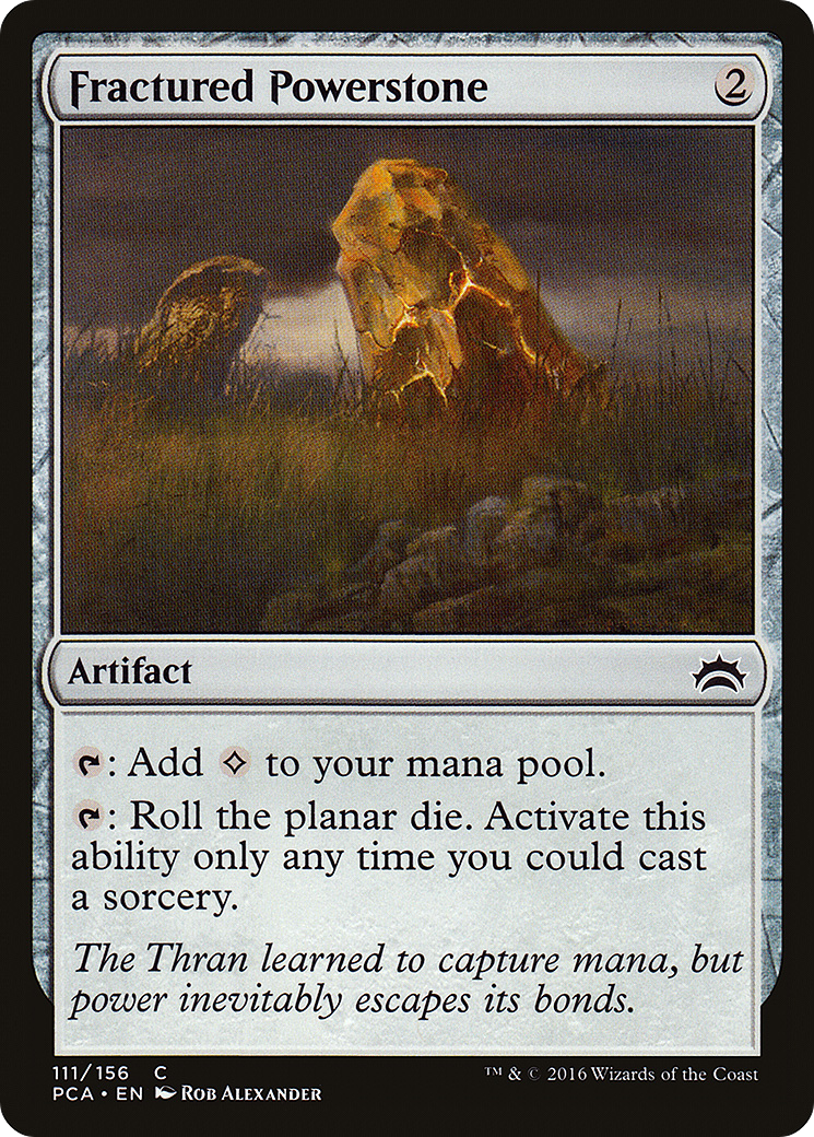 Fractured Powerstone [Planechase Anthology]-1