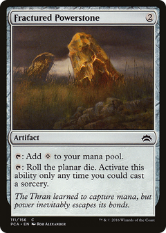 Fractured Powerstone [Planechase Anthology]-1