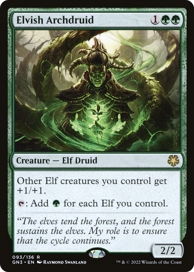 Elvish Archdruid [Game Night: Free-for-All]-1