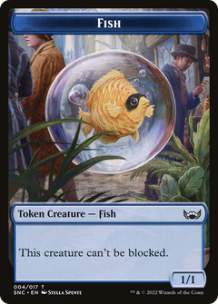 Fish (TSNC-004) - Streets of New Capenna Tokens-1
