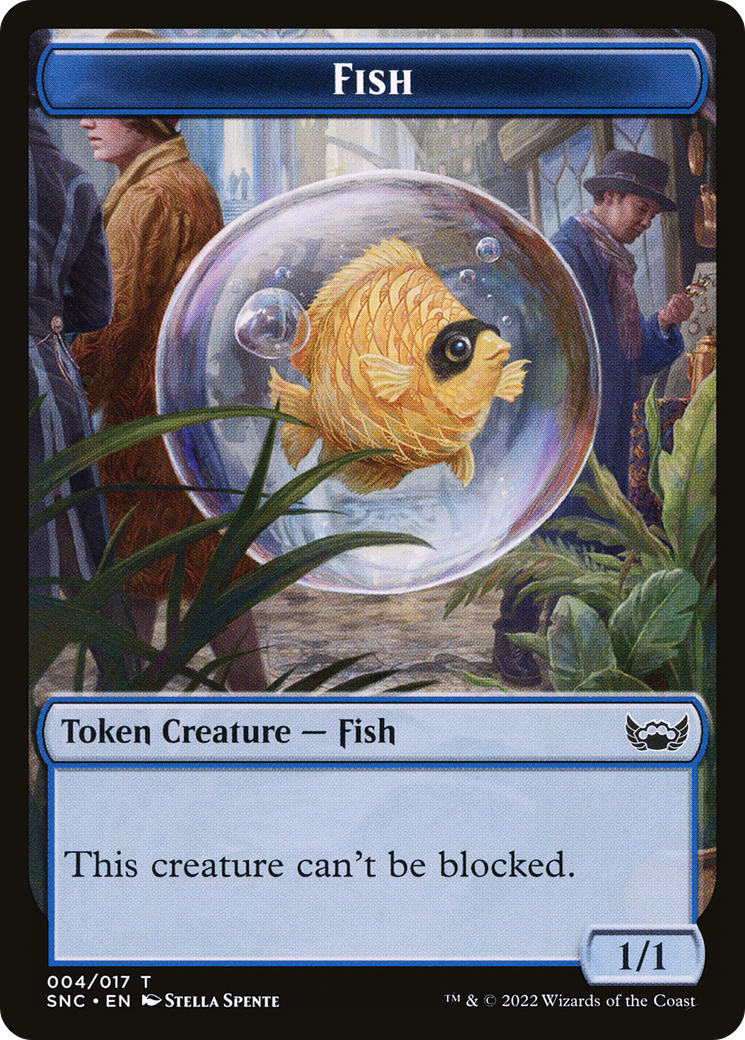 Fish (TSNC-004) - Streets of New Capenna Tokens-1