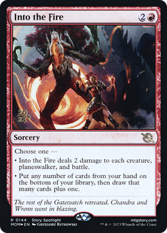 Into the Fire [March of the Machine Prerelease Promos]-1