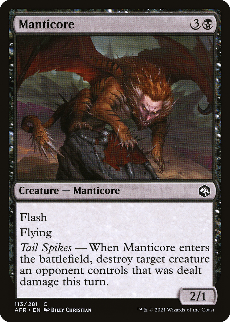 Manticore [Dungeons & Dragons: Adventures in the Forgotten Realms]-1
