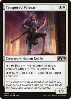 Tempered Veteran [Core Set 2021]-1