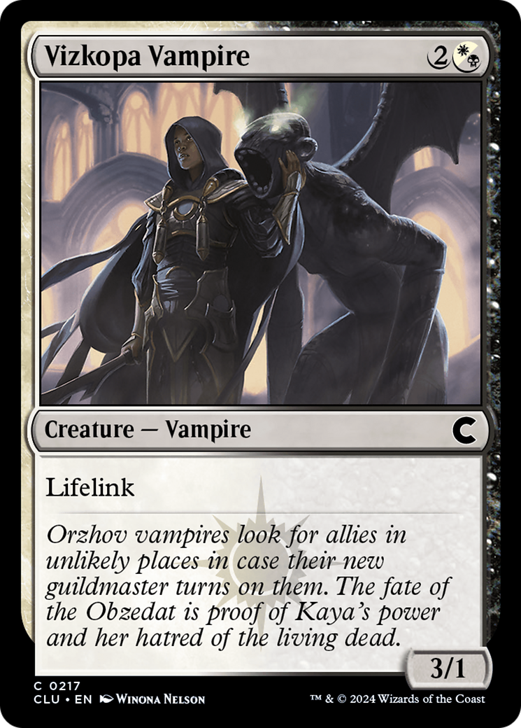 Vizkopa Vampire (CLU-217) - Ravnica: Clue Edition-1