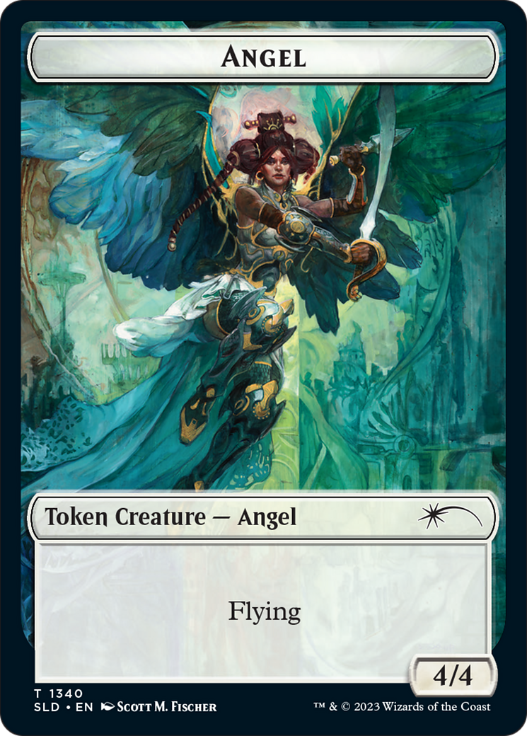 Angel // Spirit Double-Sided Token [Secret Lair Drop Series]-1