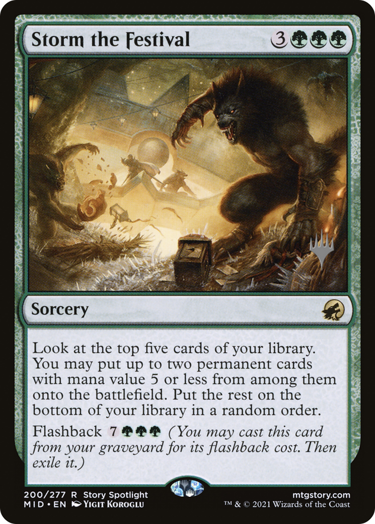 Storm the Festival (Promo Pack) [Innistrad: Midnight Hunt Promos]-1