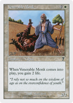 Venerable Monk (7ED-053) - 7th Edition-1