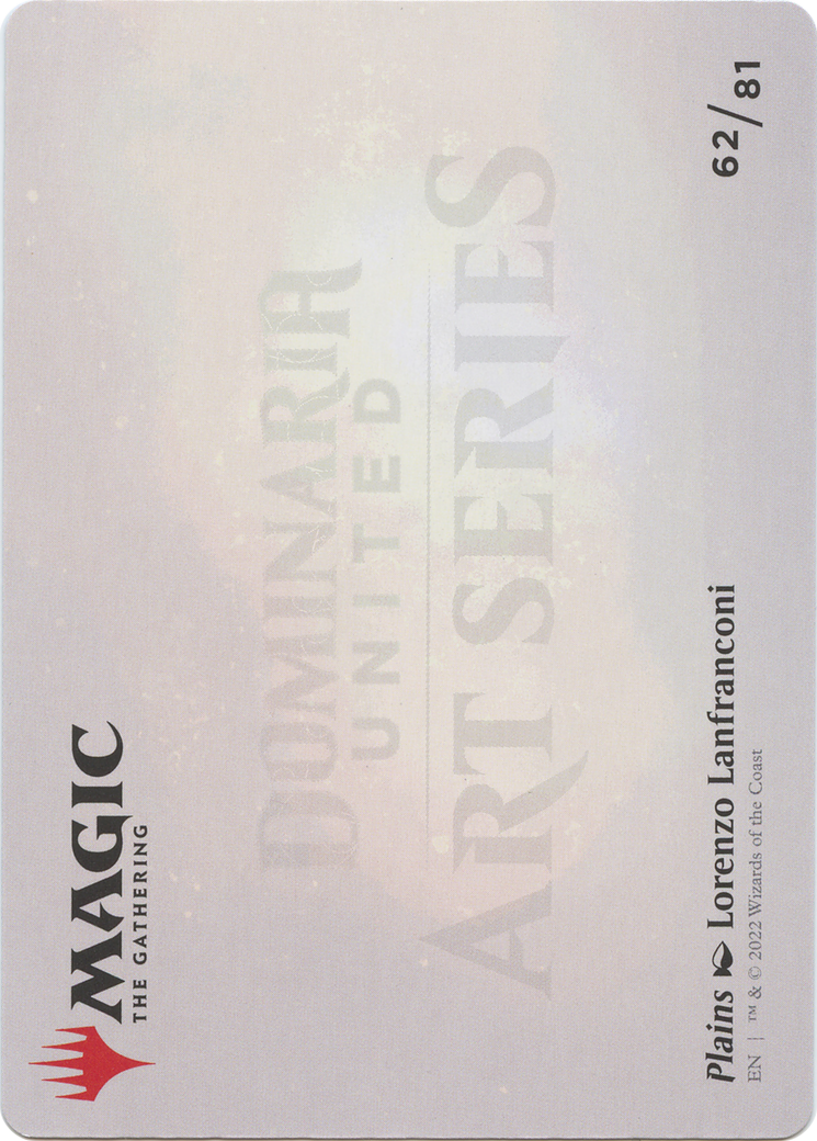 Plains // Plains (ADMU-062) - Dominaria United Art Series (Borderless)-2