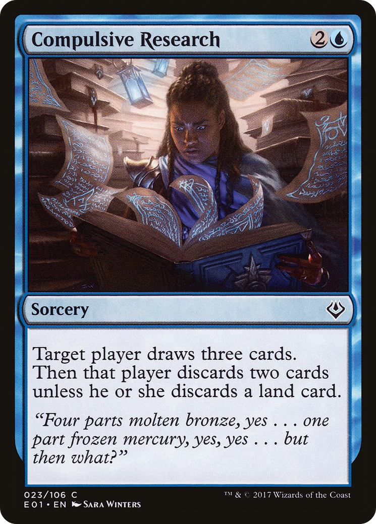 Compulsive Research [Archenemy: Nicol Bolas]-1