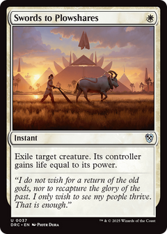 Swords to Plowshares [Aetherdrift Commander]-1