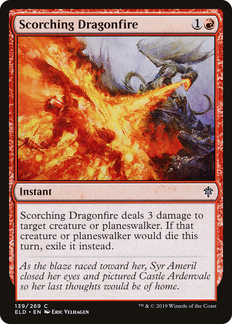 Scorching Dragonfire [Throne of Eldraine]-1