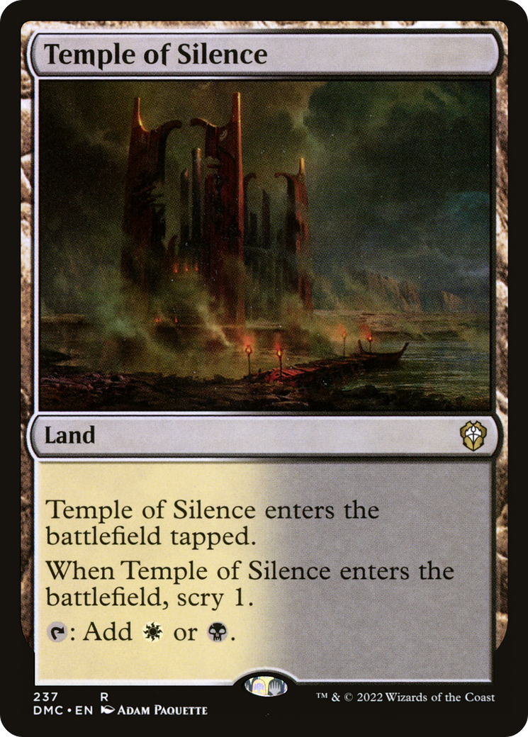 Temple of Silence [Dominaria United Commander]-1