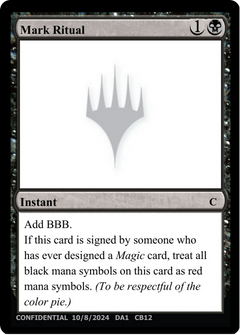 Mark Ritual (UNK-CB12) - Unknown Event-1