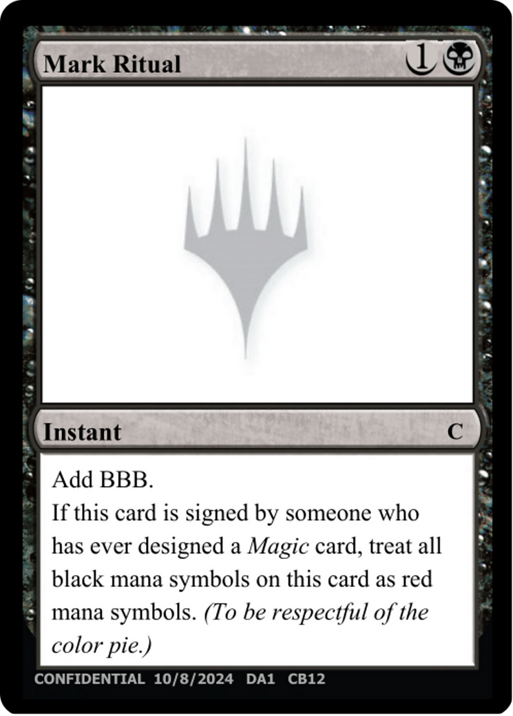 Mark Ritual (UNK-CB12) - Unknown Event-1