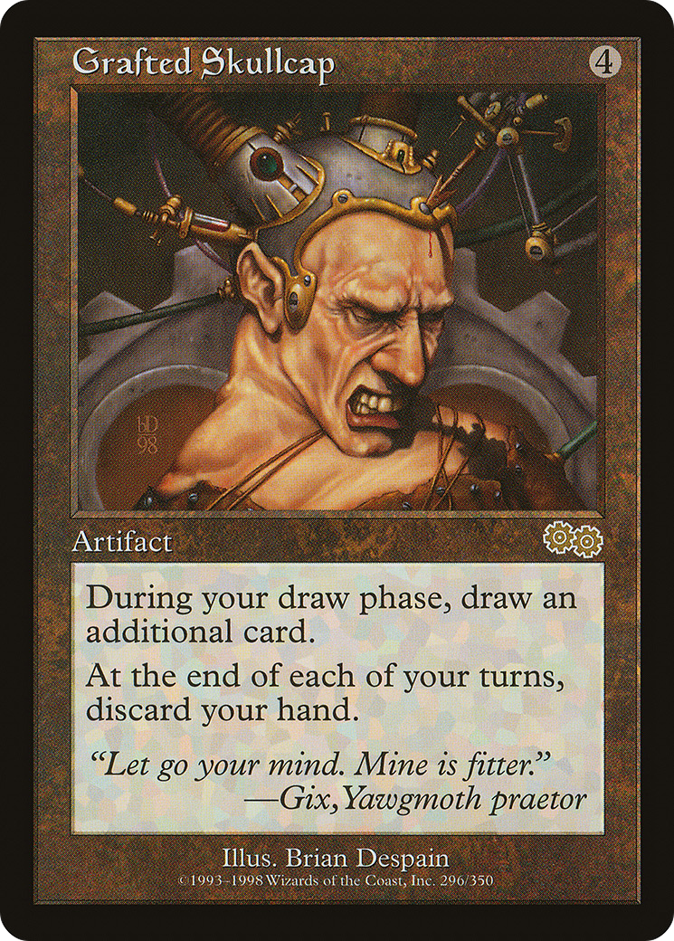 Grafted Skullcap [Urza's Saga]-1