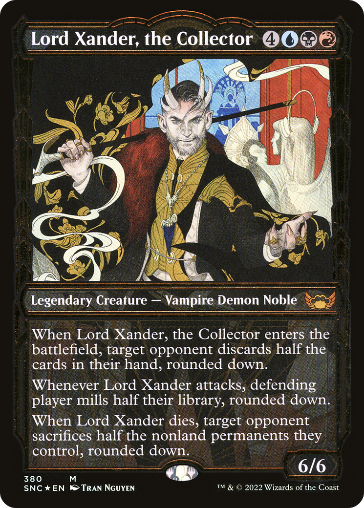 Lord Xander, the Collector (Showcase Golden Age Gilded Foil) [Streets of New Capenna]-1