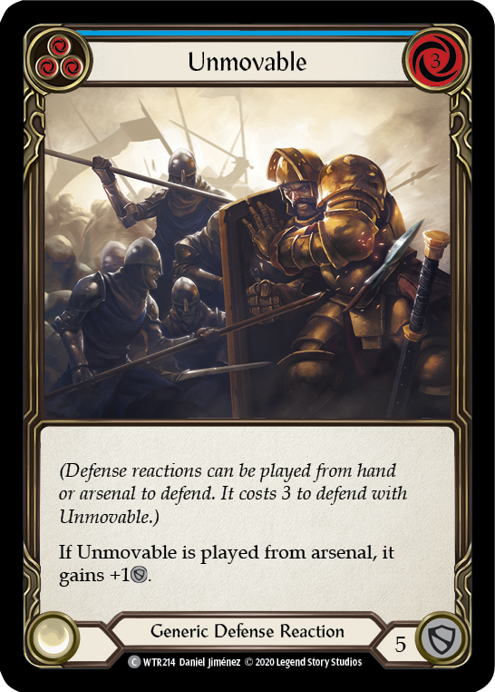 Unmovable (Blue) [U-WTR214] (Welcome to Rathe Unlimited)  Unlimited Rainbow Foil-2