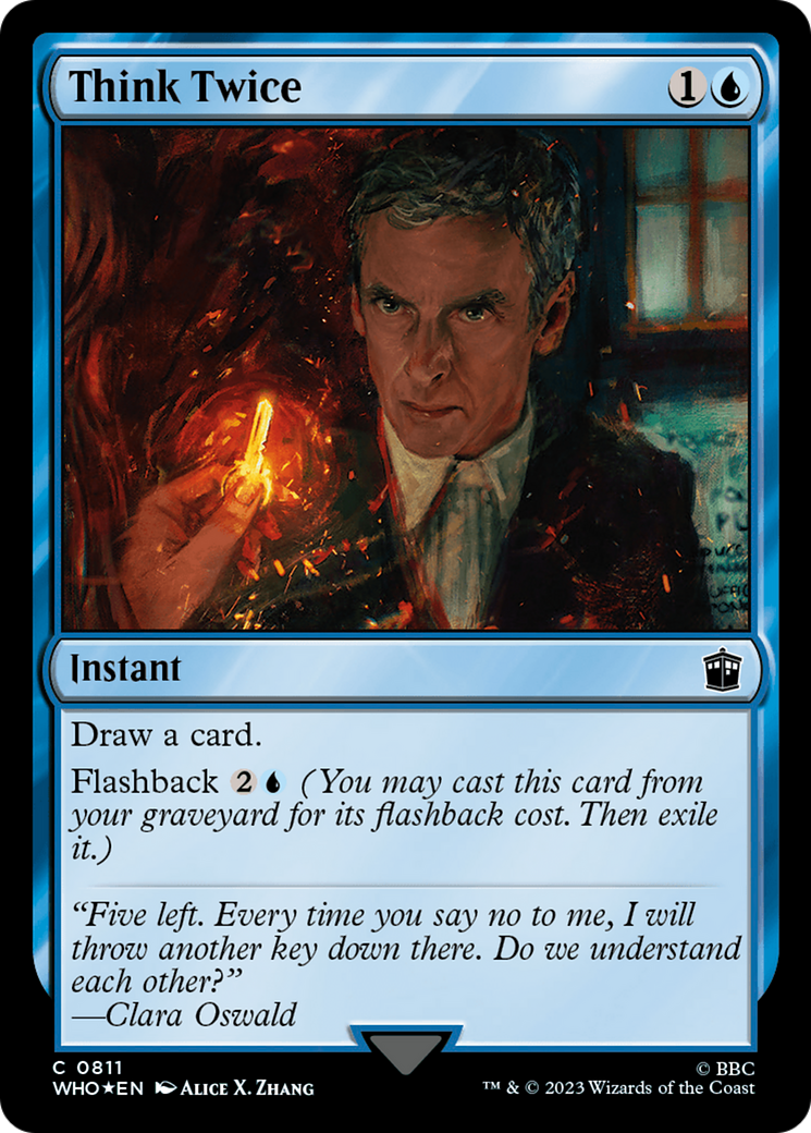 Think Twice (Surge Foil) [Doctor Who]-1