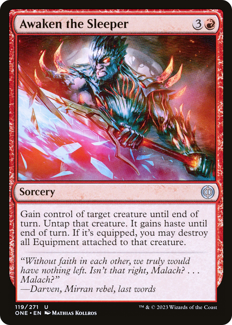 Awaken the Sleeper [Phyrexia: All Will Be One]-1