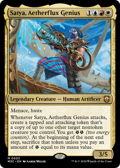 Satya, Aetherflux Genius [Modern Horizons 3 Commander]-1