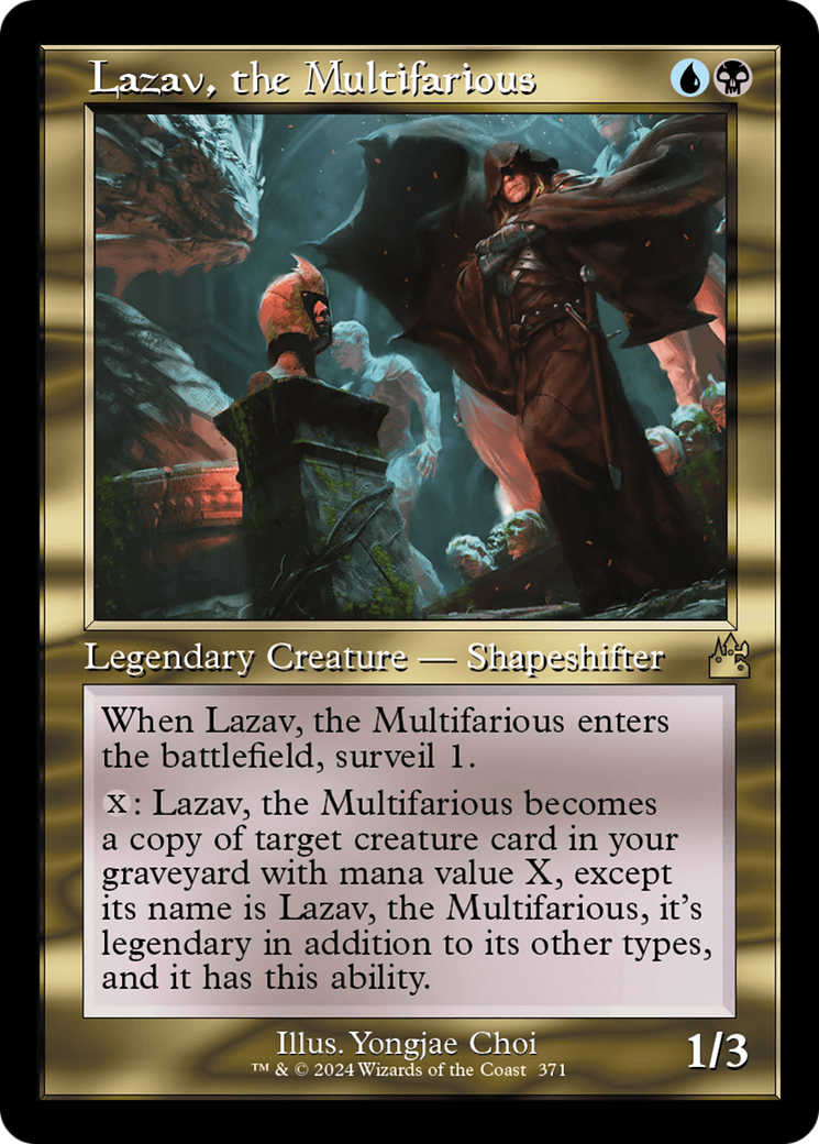 Lazav, the Multifarious (Retro Frame) [Ravnica Remastered]-1