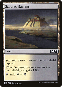 Scoured Barrens [Core Set 2020]-1