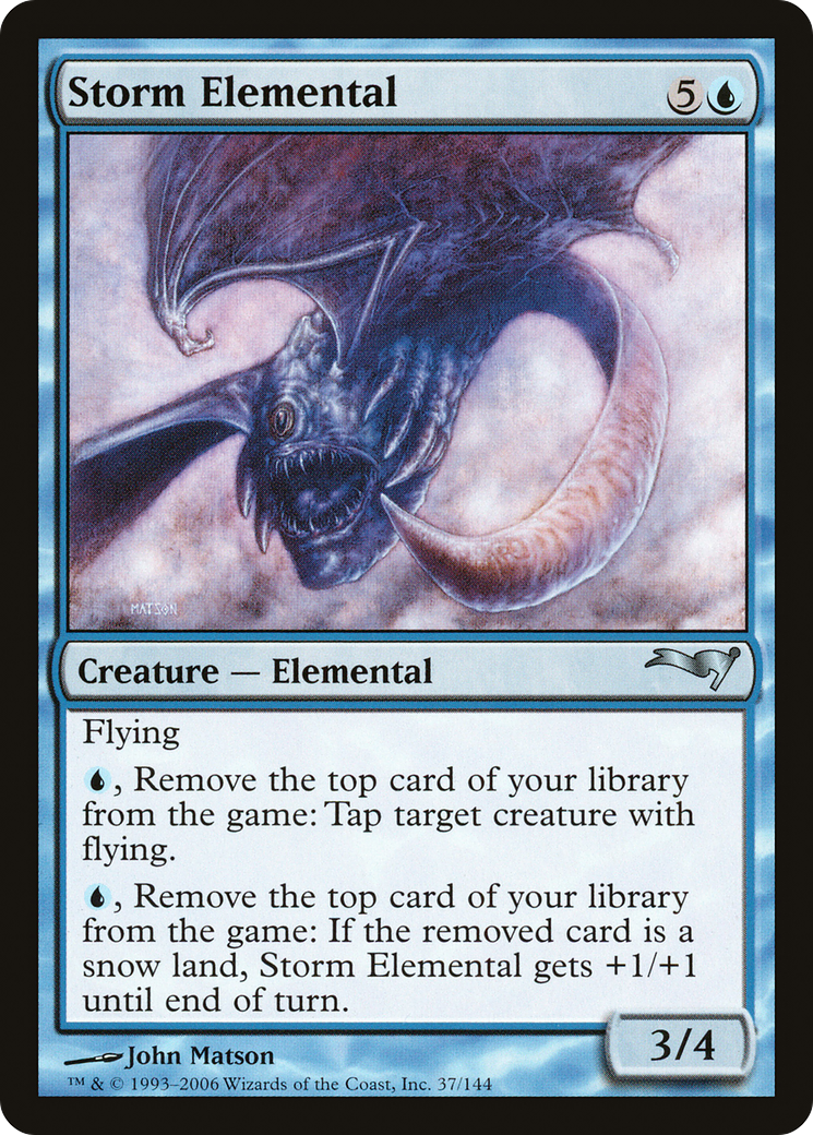 Storm Elemental [Coldsnap Theme Decks]-1
