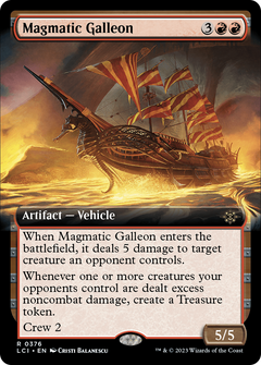 Magmatic Galleon (Extended Art) [The Lost Caverns of Ixalan]-1