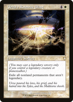 Urza's Ruinous Blast (Retro Frame) (BRC-079) - The Brothers' War Commander-1