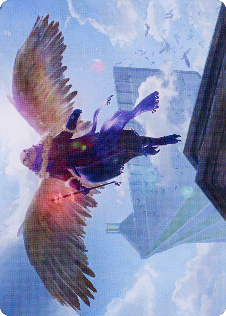Balmor, Battlemage Captain // Balmor, Battlemage Captain (ADMU-044) - Dominaria United Art Series (Borderless) Foil-1