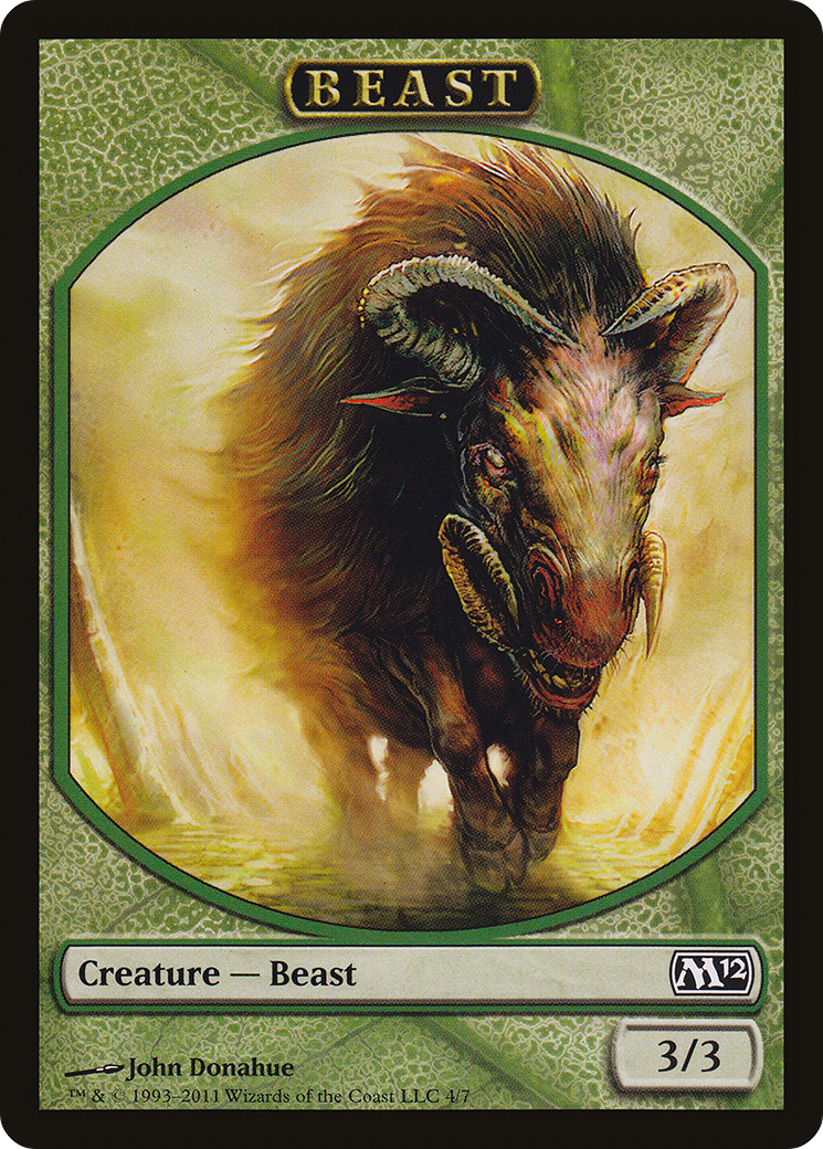 Beast Token [Magic 2012 Tokens]-1