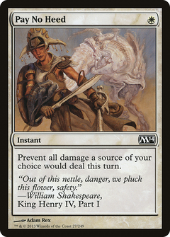 Pay No Heed [Magic 2014]-1