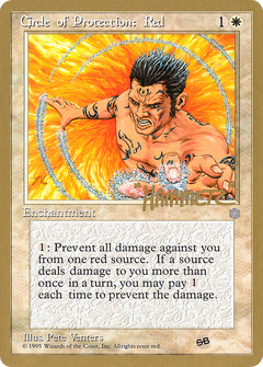 Circle of Protection: Red (Shawn "Hammer" Regnier) (SB) [Pro Tour Collector Set]-1