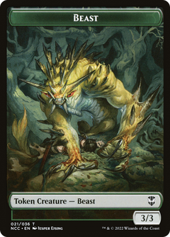Beast (TNCC-021) - New Capenna Commander Tokens-1