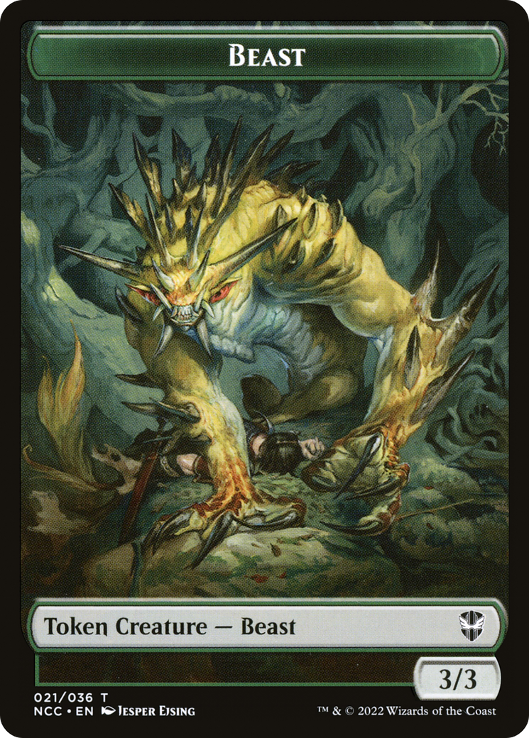 Beast (TNCC-021) - New Capenna Commander Tokens-1