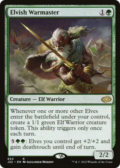 Elvish Warmaster [Jumpstart 2022]-1