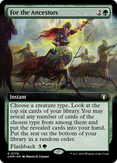 For the Ancestors (Extended Art) [Commander Masters]-1