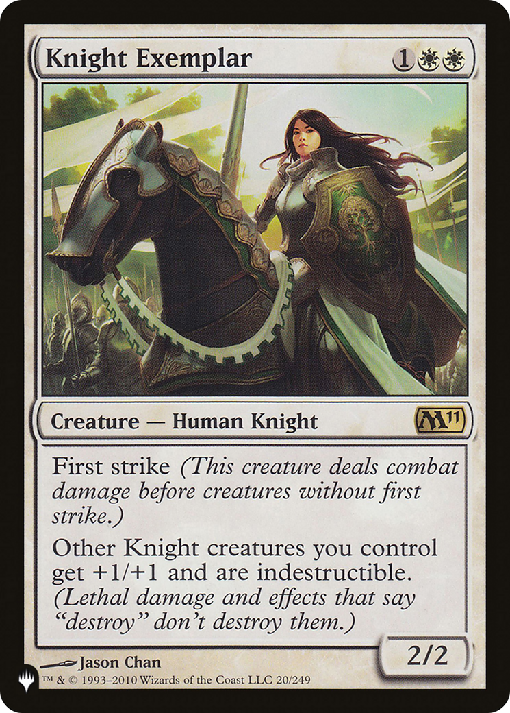 Knight Exemplar (Magic 2011) [The List]-1
